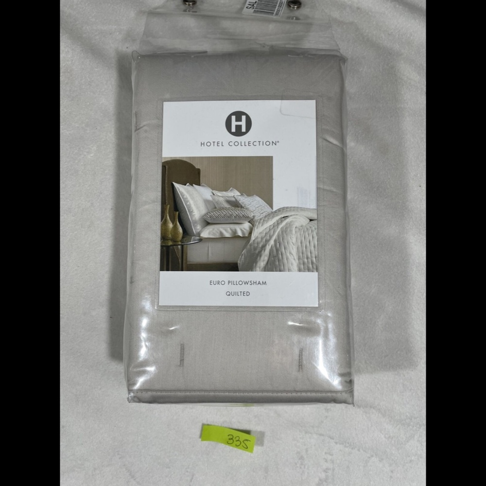 NIB Hotel Collection Opalescent Quilted‎ Euro Sham